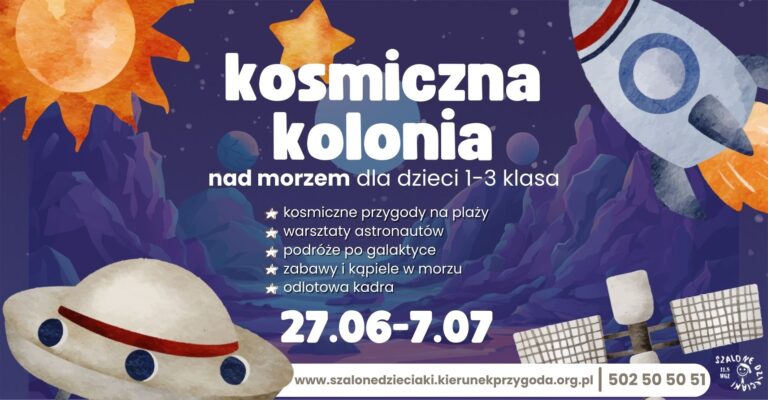 Kolonia dla dzieci z klas 1-3 to nasza specjalność!!!